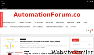 automationforum.co Screenshot