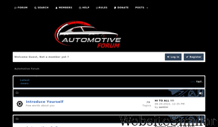 automotiveforum.net Screenshot