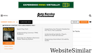 autoserviceprofessional.com Screenshot