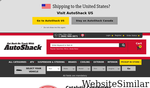 autoshack.ca Screenshot
