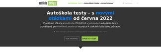 autoskola-testy.cz Screenshot