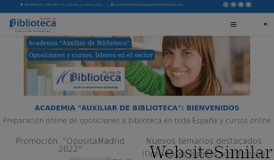 auxiliardebiblioteca.com Screenshot