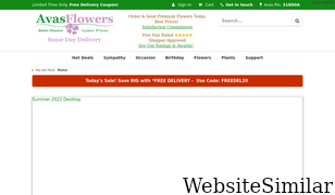 avasflowers.net Screenshot