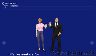 avatarsdk.com Screenshot