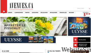 avenues.ca Screenshot