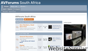 avforums.co.za Screenshot