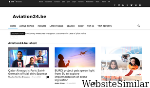 aviation24.be Screenshot