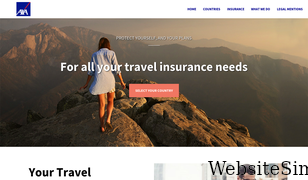 axa-travel-insurance.com Screenshot
