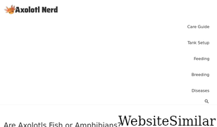 axolotlnerd.com Screenshot