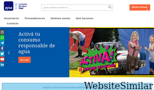 aysa.com.ar Screenshot