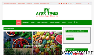 ayurtimes.com Screenshot