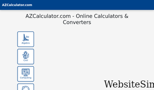 azcalculator.com Screenshot