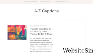 azcaptions.com Screenshot