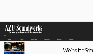 azu-soundworks.net Screenshot