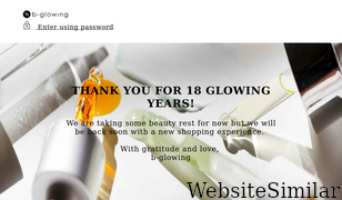 b-glowing.com Screenshot