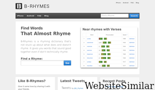 b-rhymes.com Screenshot