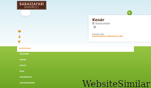 babaszafari.hu Screenshot