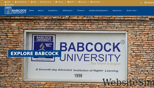 babcock.edu.ng Screenshot