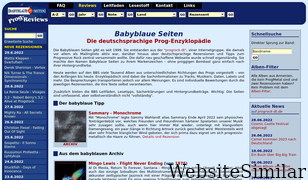babyblaue-seiten.de Screenshot
