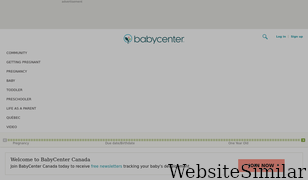 babycenter.ca Screenshot
