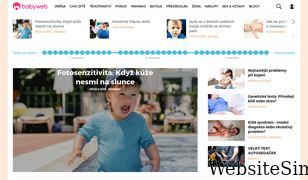 babyweb.cz Screenshot