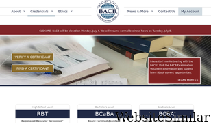 bacb.com Screenshot