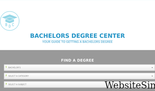 bachelorsdegreecenter.org Screenshot