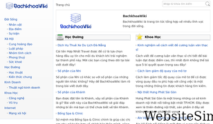 bachkhoawiki.com Screenshot