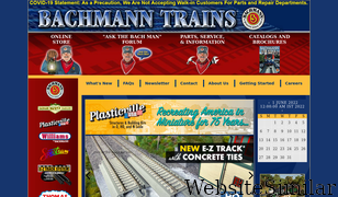 bachmanntrains.com Screenshot