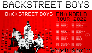 backstreetboys.com Screenshot