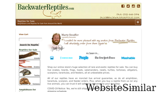 backwaterreptiles.com Screenshot