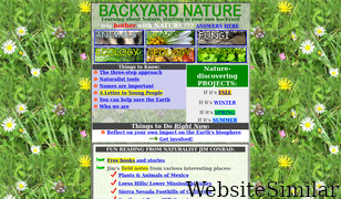 backyardnature.net Screenshot