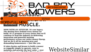 badboymowers.com Screenshot