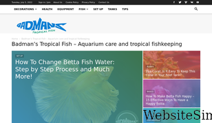 badmanstropicalfish.com Screenshot