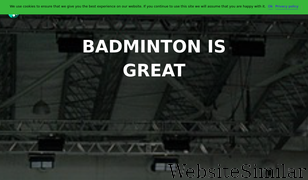 badmintonisgreat.com Screenshot