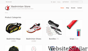 badmintonstore.com.au Screenshot