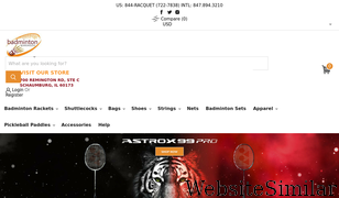 badmintonwarehouse.com Screenshot