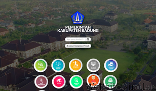 badungkab.go.id Screenshot