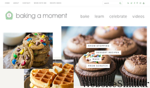 bakingamoment.com Screenshot