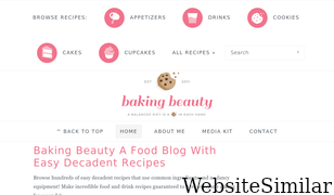 bakingbeauty.net Screenshot