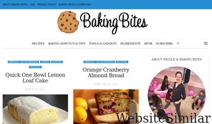 bakingbites.com Screenshot