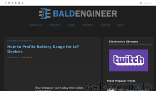 baldengineer.com Screenshot