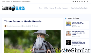 baldingbeards.com Screenshot