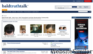 baldtruthtalk.com Screenshot