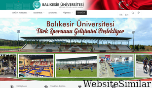 balikesir.edu.tr Screenshot