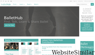 ballethub.com Screenshot