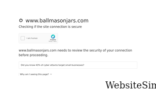 ballmasonjars.com Screenshot