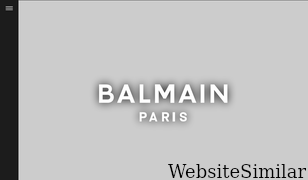 balmain.com Screenshot