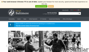 baltimorecity.gov Screenshot