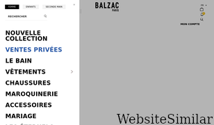 balzac-paris.fr Screenshot
